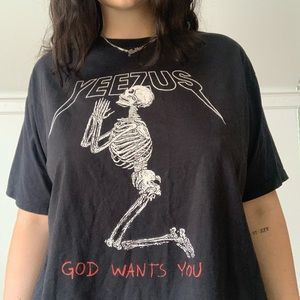 Black Yeezus God Wants You Dupe T shirt